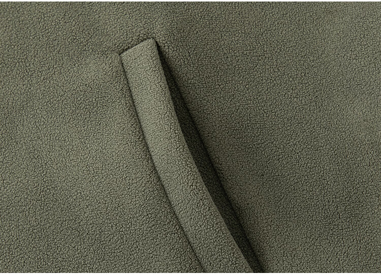 FIRS Heavyweight Thickened Autumn Winter Premium Polar Fleece Jacket Men Stand Collar Double-Sided Warm Business Casual Coat 3