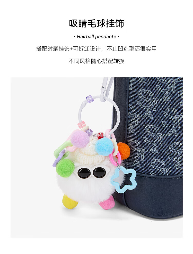 St&Sat 2026 New Handbag, Crossbody And Tote Bucket Bag, Niche Denim Blue Canvas Bag, 520 Gift 4
