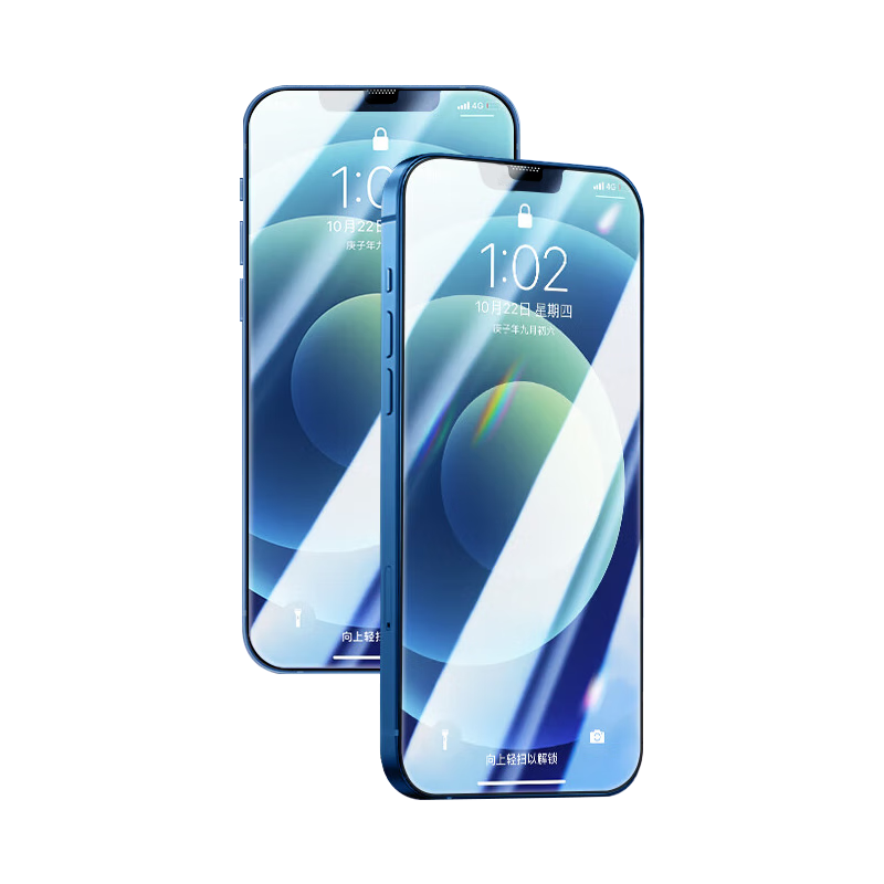 ALittleFlower [Over 600,000 Sold Online] Tempered Glass Screen Protector for IPhone 12 Mini, Anti-Drop, Anti-Fingerprint, Ultra-Thin, HD Clear Full Coverage Film