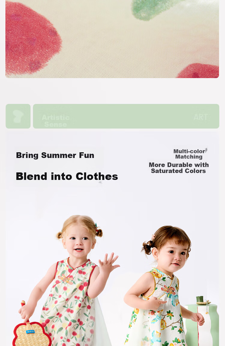 BALABALA Children's Dress, Girls' Skirt, Baby Princess Dress, 2025 Summer Collection, Chinese Style, Exquisite, 208225111009 4