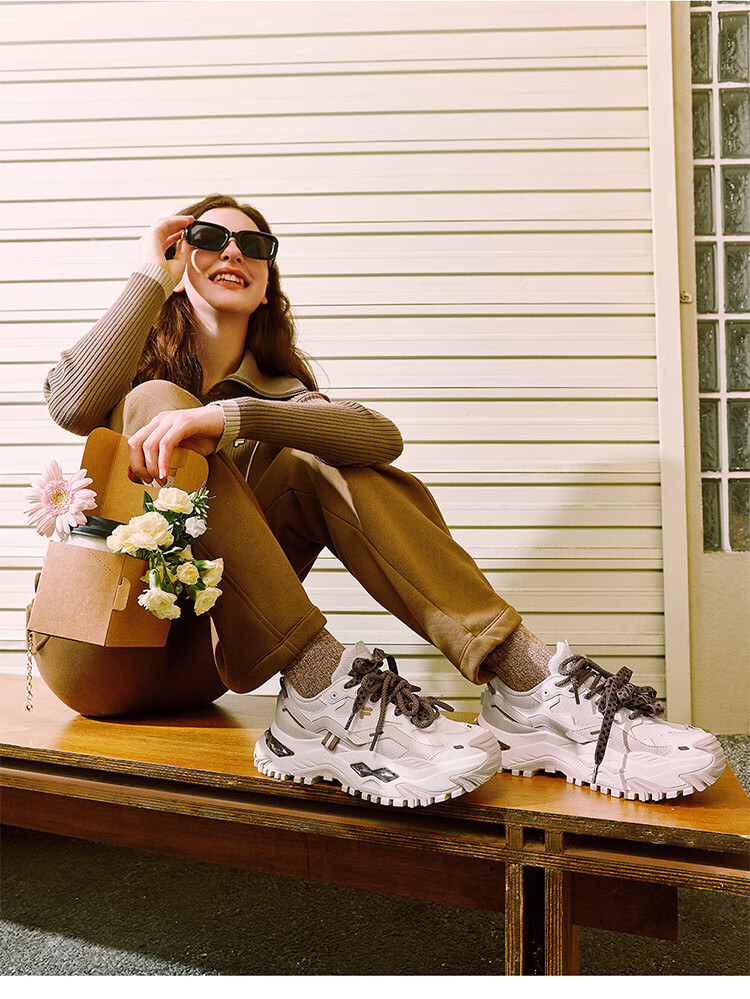 FILAFUSION Fila Trendy Women's Shoes BIANCO Platform Winter Candy Dad Sneakers 22
