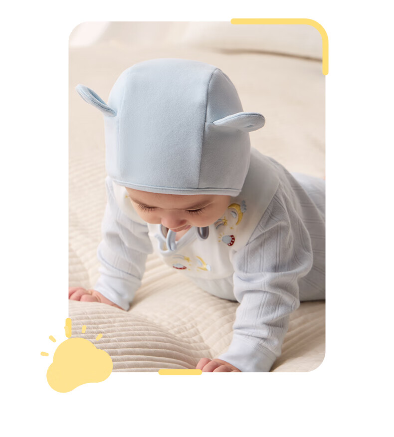 October Crystal Baby Hat Fontanelle Cap Autumn Winter Newborn Infant Cap Unisex 0-3-6 Months 17