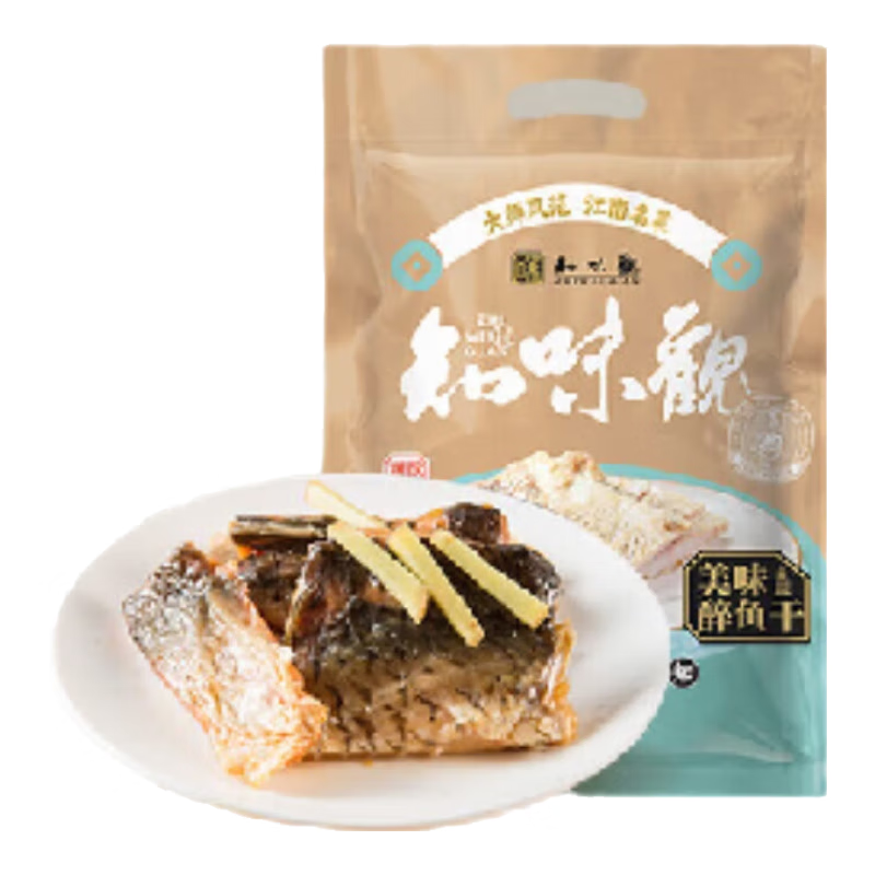 知味观知味醉鱼干 熟食腊卤味 中华老字号杭州特产美食下酒菜200g