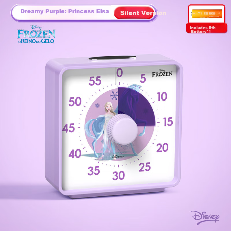 Timess Disney Collaboration Visual Timer, Student Time Management Tool, Kitchen Cooking Electronic Timer, Live Streaming Timer, Back to School