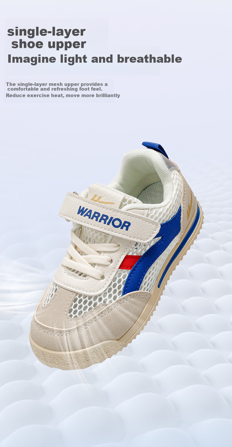 Warrior Kids Girls Summer Single Mesh Breathable Sports Casual Sneakers WZ(CL)-1175 Pink Purple Size 33 3