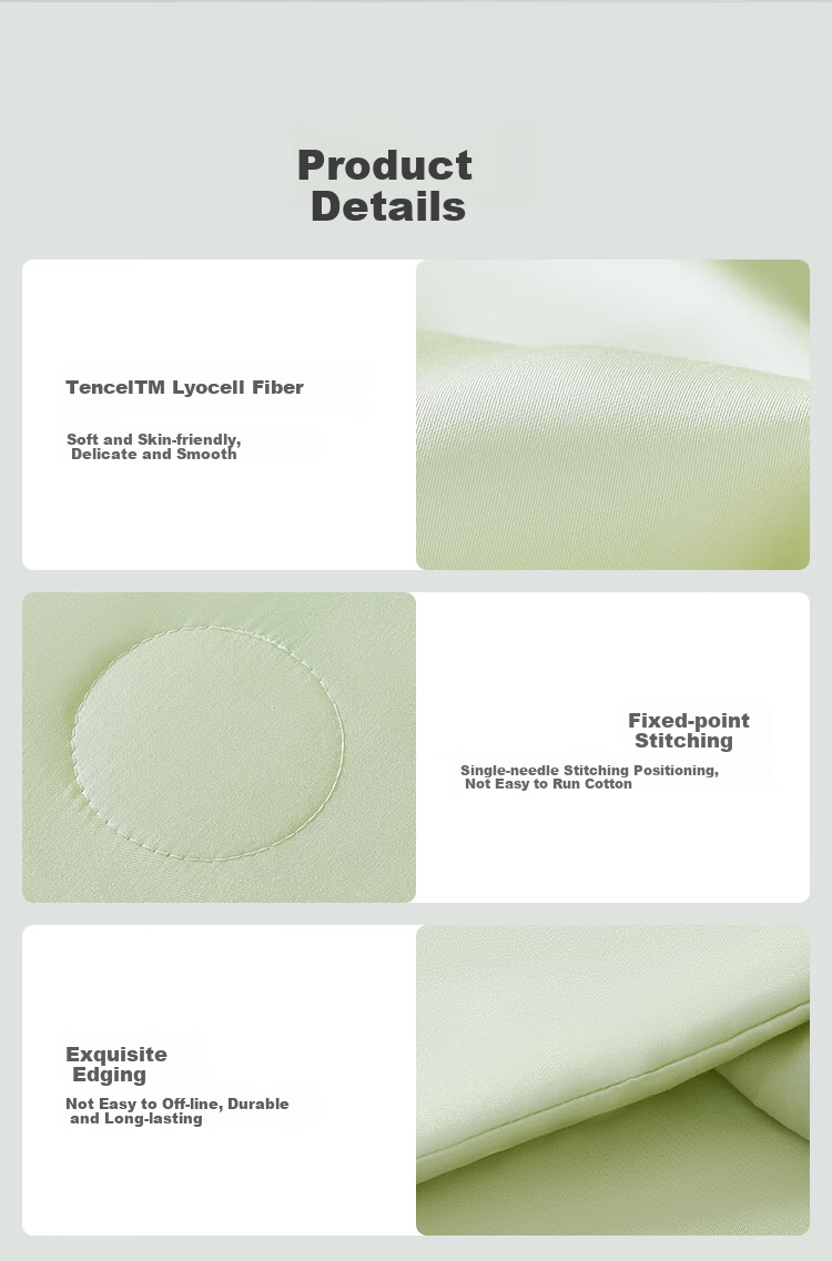 JD Original Gelato Ice Cream Quilt, 60-Thread Count Tencel Cooling Comforter, Air Conditioning Summer Quilt, Machine Washable, Avocado Green, 1.5x2m 14