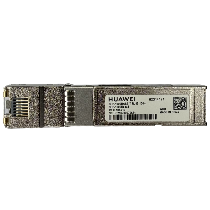 HUAWEI SFP-1000BaseT Gigabit Optical-To Module - SFP-GE Interface Module (100m, RJ45) [Shipped from Beijing Warehouse], Three-Year Warranty, No Replacement Or Repair