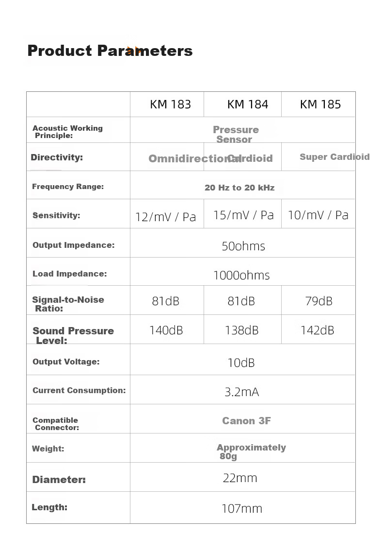 NEUMANN KM184 Small Diaphragm Condenser Microphone Professional Recording Instrument-Specific Heart-Shaped Directional Condenser German Import Broadcast-Grade Sound Quality 14