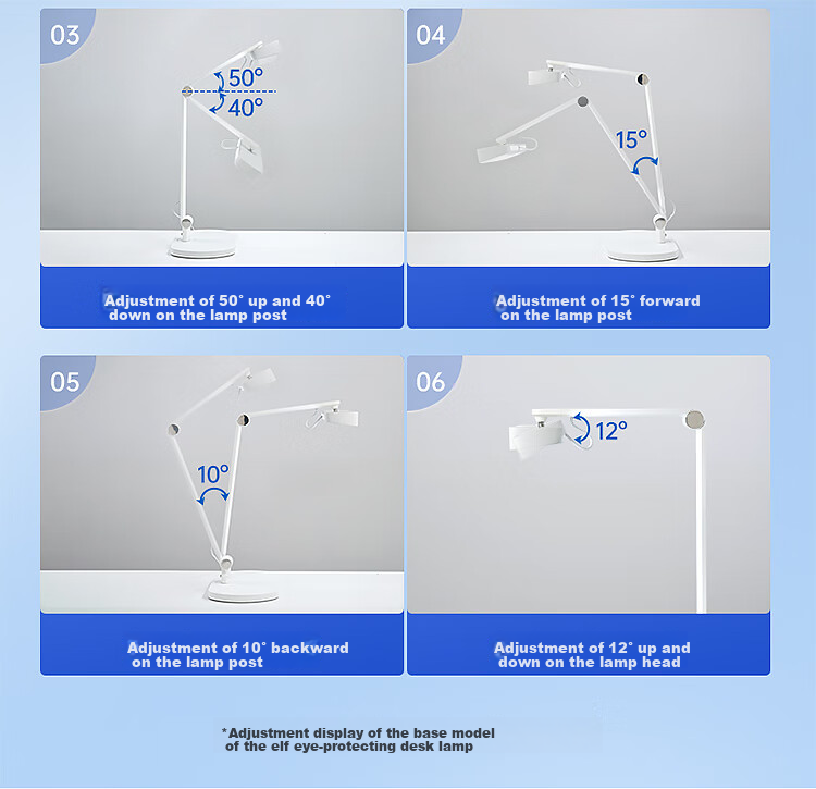 Paulmann P German Fairy Z Eye Protection Study Reading Desk Lamp, Desktop Full Spectrum LED Children's Reading And Writing Eye Protection Desk Lamp 9