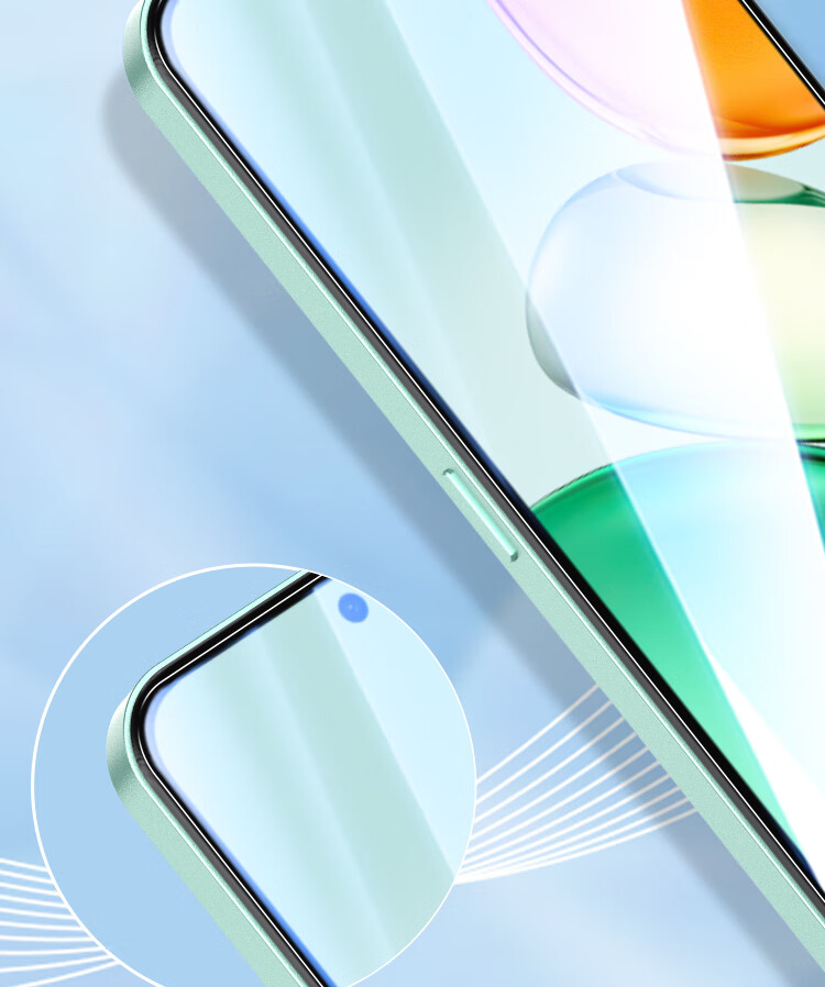ESCASE [Two-Pack] Tempered Glass Screen Protector for Honor Play 10C, HD Clear Film for Play10C Phone, Shatterproof Full Screen, Highly Transparent, Fingerprint-Resistant, Wear-Resistant, Scratch-Resistant, No White Edges 2