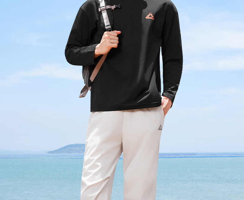 PEAK Summer Men's Water-Repellent Breathable Sports Casual Commuter Pants Sun-Protective Outdoor Paratrooper Pants Women DF361081 13