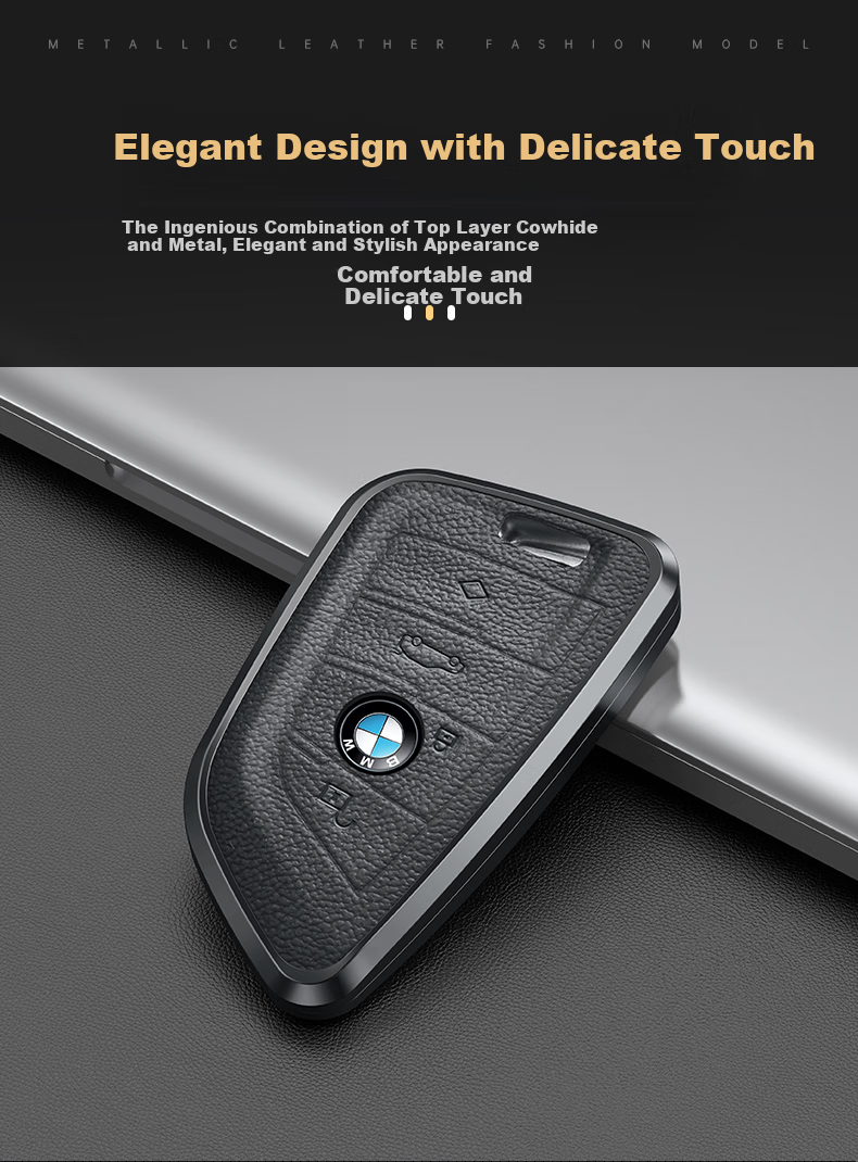 Xiangdaxia Car Key Chain, Multifunctional Key Pendant, Anti-Loss Hanging Ornament, Personalized Creative Car Key Ring for Men, Black 8