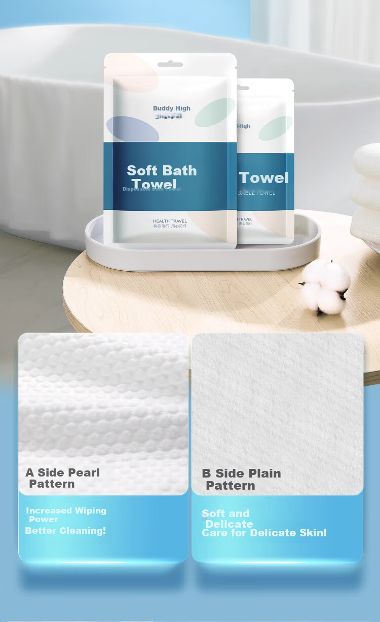 BADIGAO Disposable Bath Towel, Individually Wrapped Travel Towel, Compressed Thickened Enlarged Towel for Tourism And Hotel Use 6