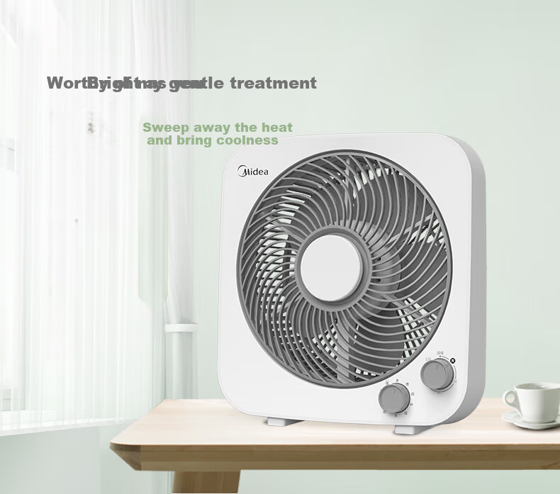 Midea Electric Fan, Home Desktop Small Fan, Hongyun Fan, Dormitory Bedroom Energy-Saving Electric Fan, Table Fan, Oscillating Fan, Quiet Low-Noise Five-Blade Fan, KYT25-22MW 11