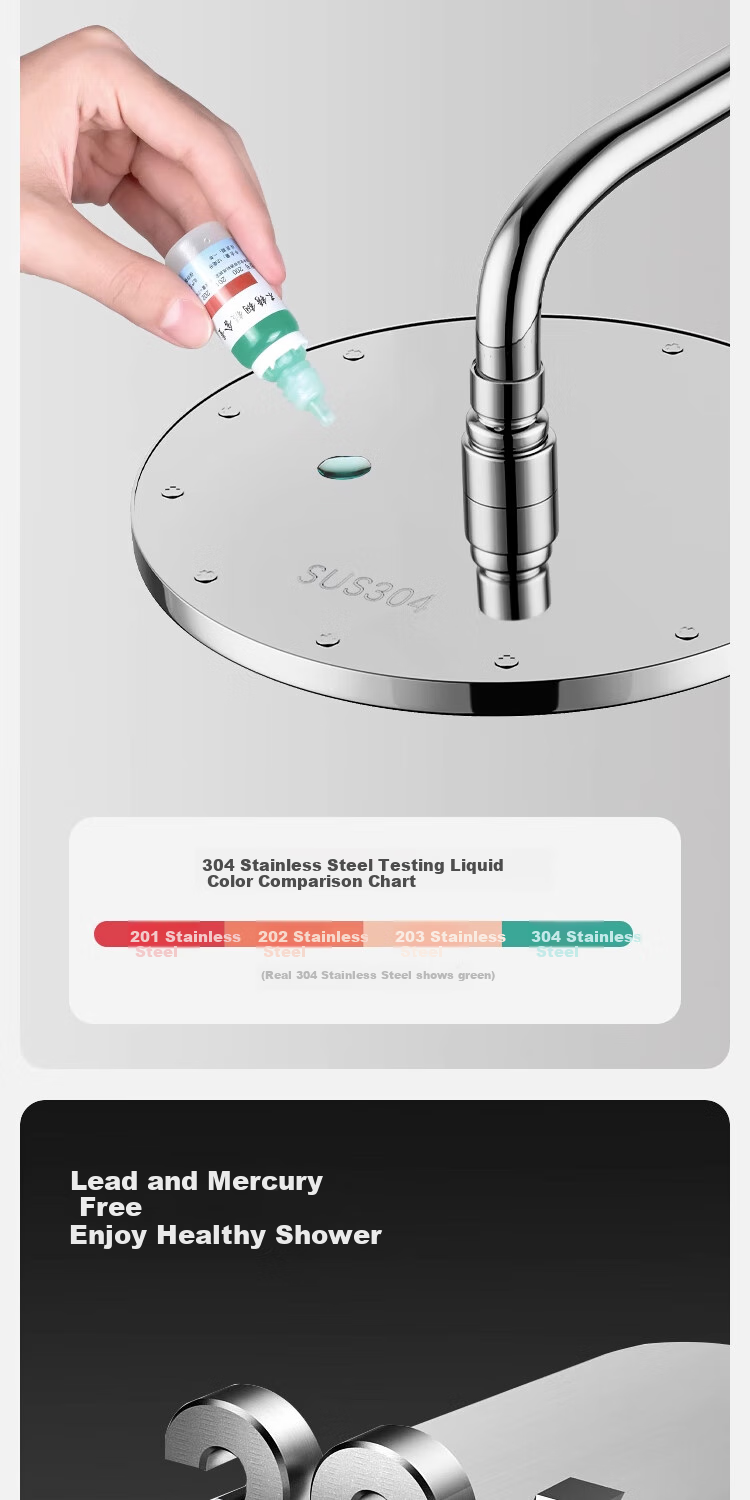 ILeddog [Germany] All-Copper Simple Shower Head Set, Bathroom No-Top Spray Bathtub Shower Head 019 7