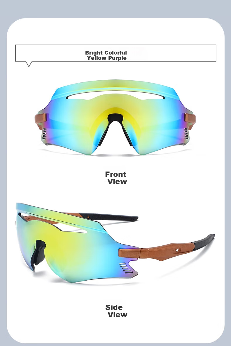 DRATRA Sunglasses, Cycling Glasses, Bicycle Racing Goggles, Marathon Trail Running Glasses, Sports Eyewear, Windproof And Dustproof Sunglasses 2