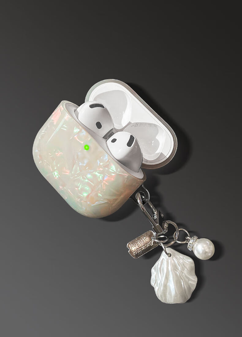 Beiyipin Premium AirPods 4 Case Third Generation Protective Cover Niche INS Style Fairy Creative Personalized Soft Transparent Earphone Case 5