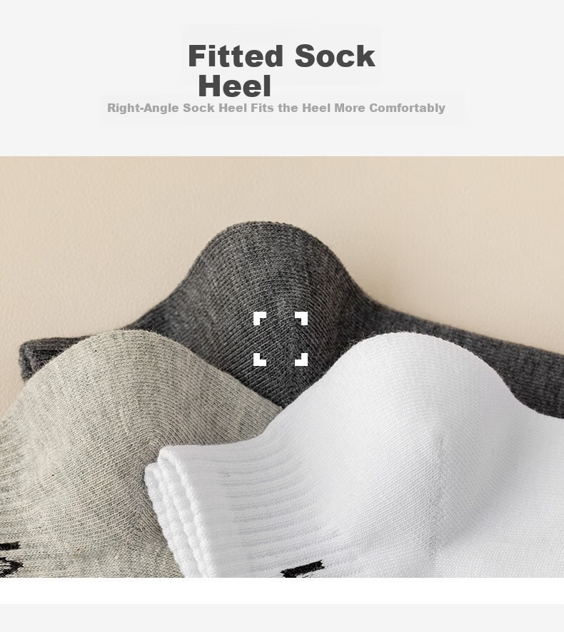 Mianshisan Men's Socks, Short Socks [100% Pure Cotton, Antibacterial And Odor-Resistant], Breathable Spring And Summer Boat Socks, Low-Cut Ankle Socks, 6 Pairs, Tt 9