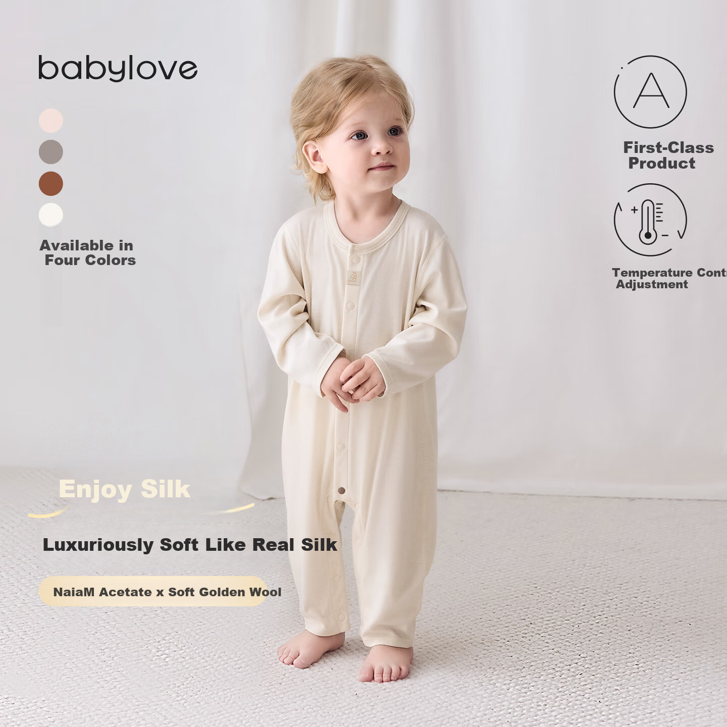 Babylove [Zongxiangsi Rou] Baby Romper, Autumn And Winter Wool Clothing, Baby Onesie, Home Sleepwear, Undershirt