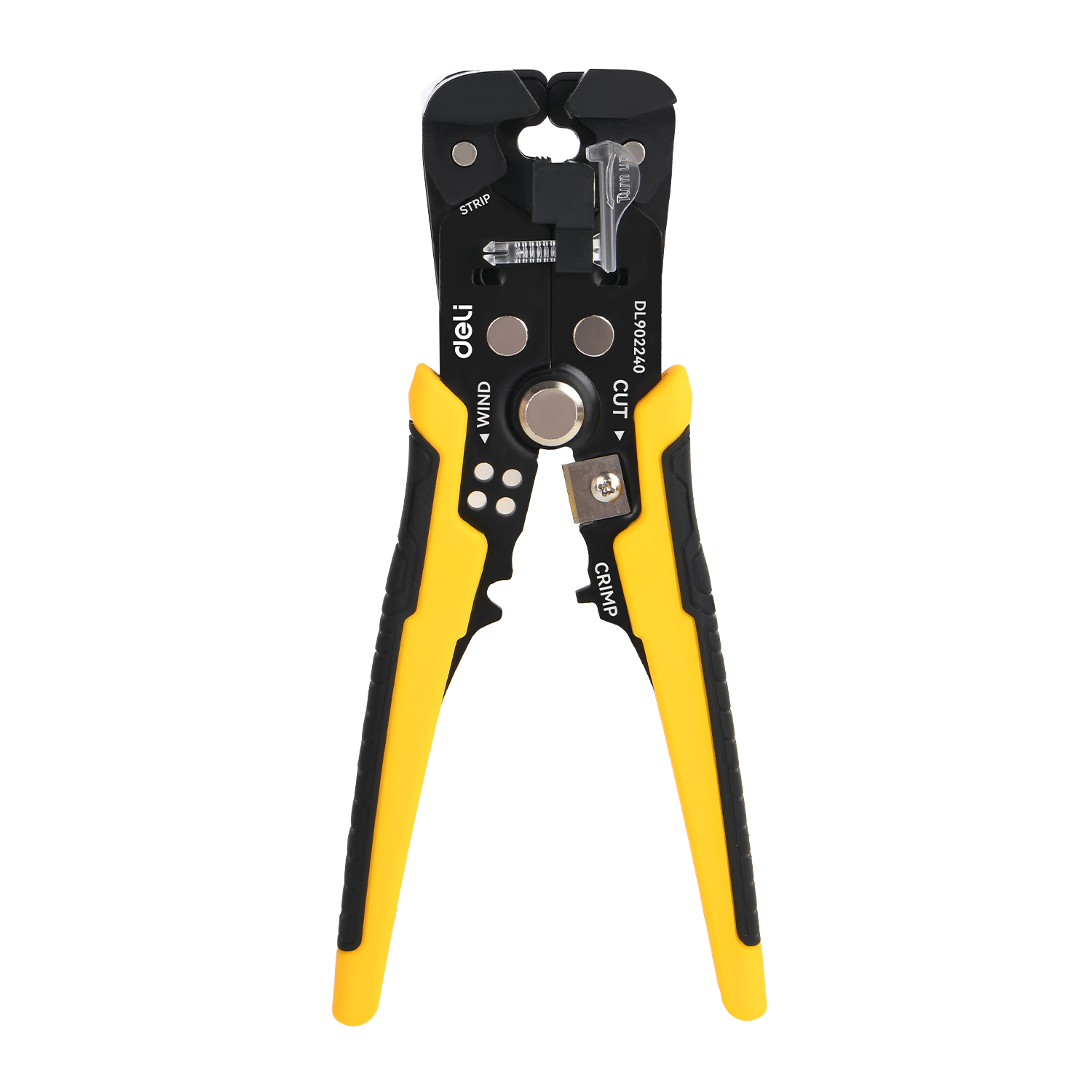 Deli Four-In Automatic Wire Stripper, 7.5 Inch, Labor-Saving, Multifunctional Electrician Pliers, Automatic