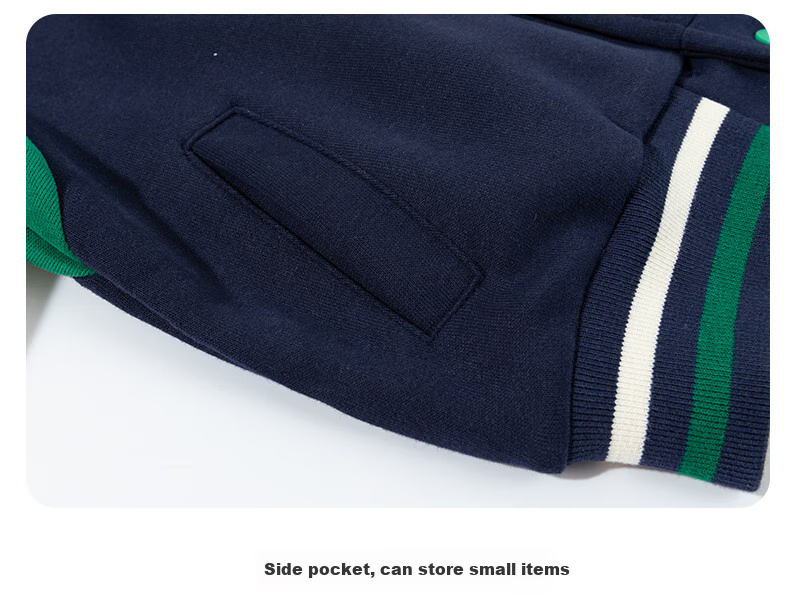 Disney Spring And Autumn Boys' Clothing, Preppy Style Fashion Casual Cartoon Jacket, Comfortable Warm Wear-Resistant Coat, Navy Blue, Size 110 14
