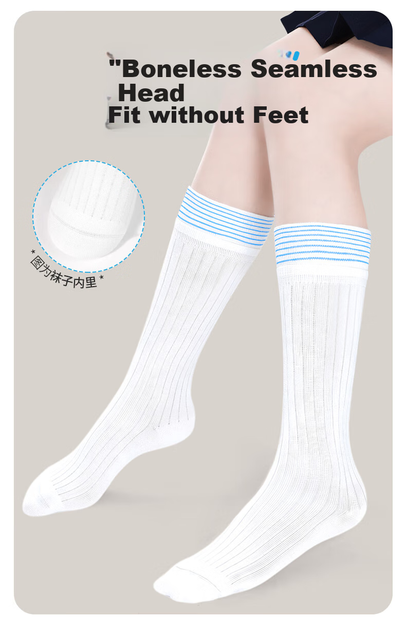 Barbie Girls' Mid-Calf Socks, Spring And Autumn Children's Cotton Socks, Thin High Socks, Boys' Student Long Socks, Calf-Length Socks 6