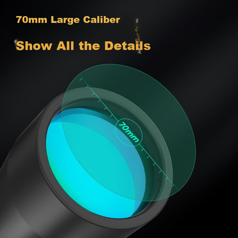 Leaysoo High Magnification 15x70 Large Aperture Wide-Angle Adult Professional Low-Light Night Vision Binoculars