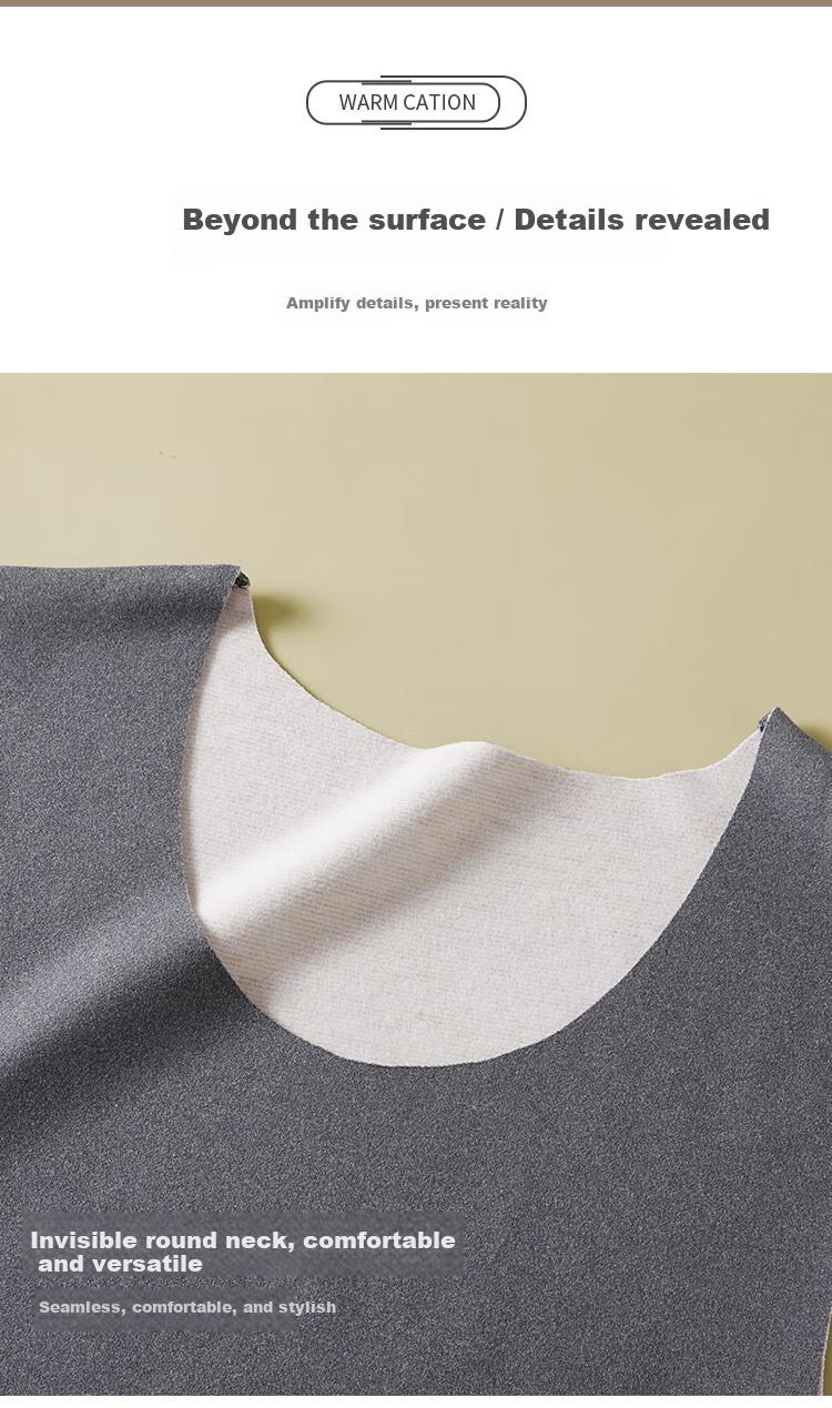 Hengyuanxiang 2-Piece Men's Thermal Vest, Winter Season [Containing Cashmere And Silk], German Wool Undershirt Vest Sleeveless Jacket for Me 15