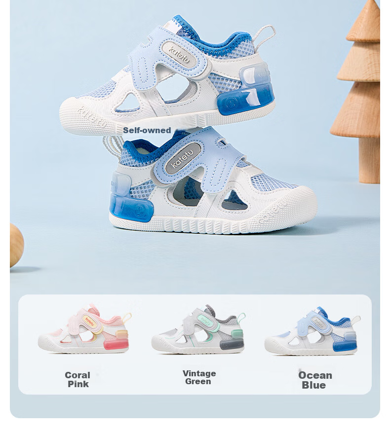 Katetu Toddler Sandals, Baby Shoes for Ages 1-3, Infant And Child Shoes, Summer Children's Sandals, Little K Shield Functional Shoes, X4BEA28 10