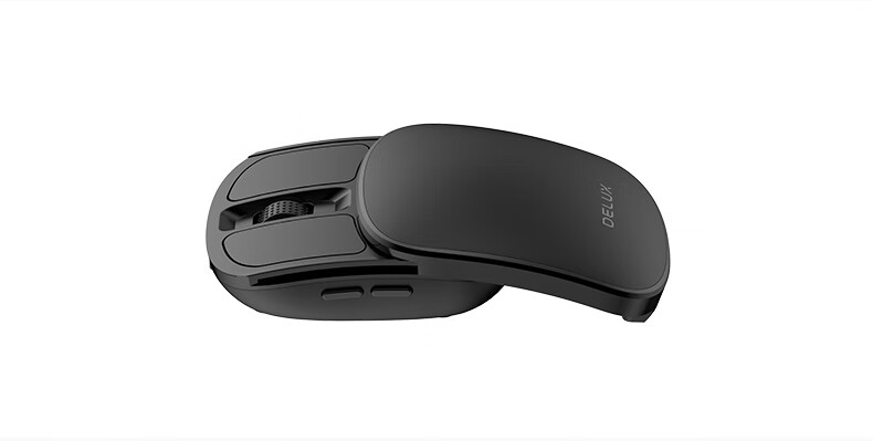 Delux MF20 Magic Wireless 2.4G Bluetooth Dual-Mode Foldable Mouse Ultra-Light Portable Mini Mouse Compatible with Huawei Phones, Tablets, iPad, and Computers 4
