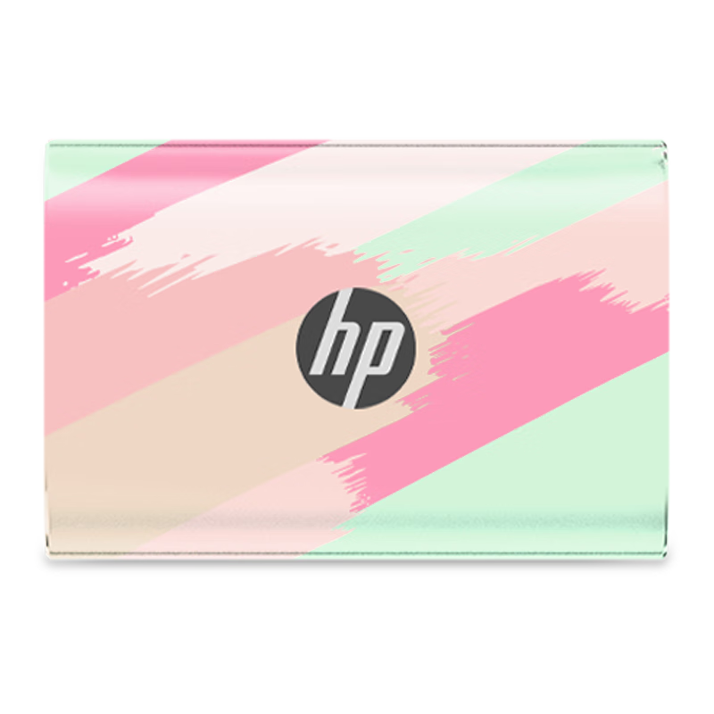 HP 4TB Type-C Portable High-Speed SSD External Solid State Drive Pink Jade USB 3.2 2000MB/s Read Speed for Phone and PC
