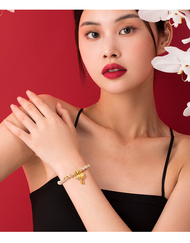 Clect Keli Jiyang Gourd Bracelet for Women, National Trend Fashionable Braided Cord Bracelet, Versatile Chinese-Style Jewelry, Birthday Gift for Girlfriend 4