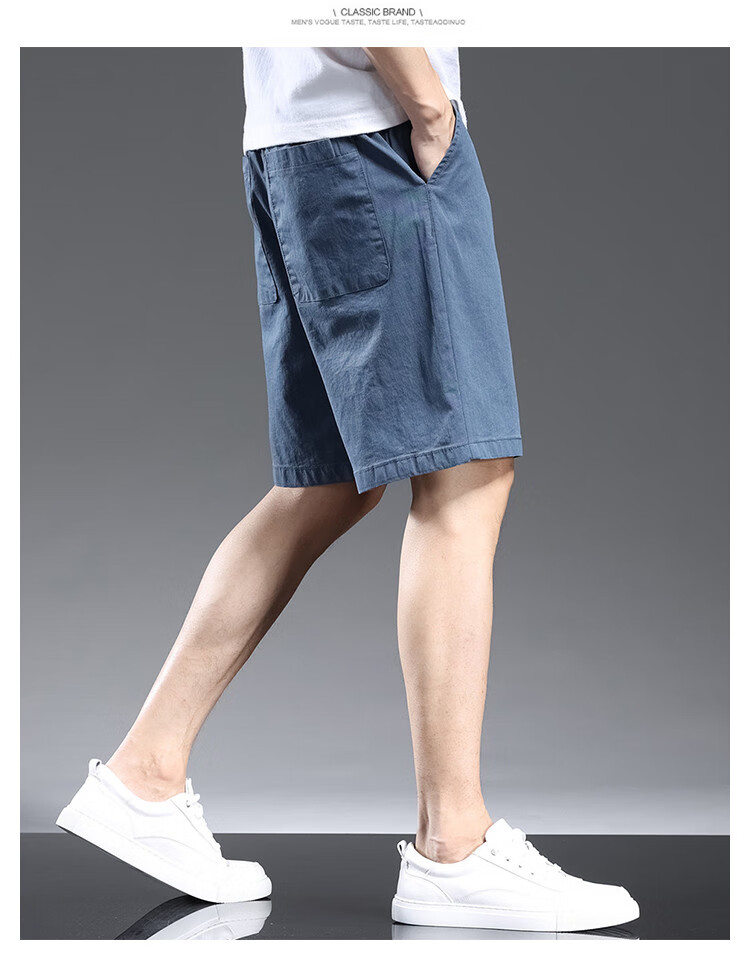 Zengzhi 2026 Summer Lightweight Casual Men's Shorts Fashion Sports Loose Straight Five-Point Pants Versatile Mid-Length Men's Trousers 5