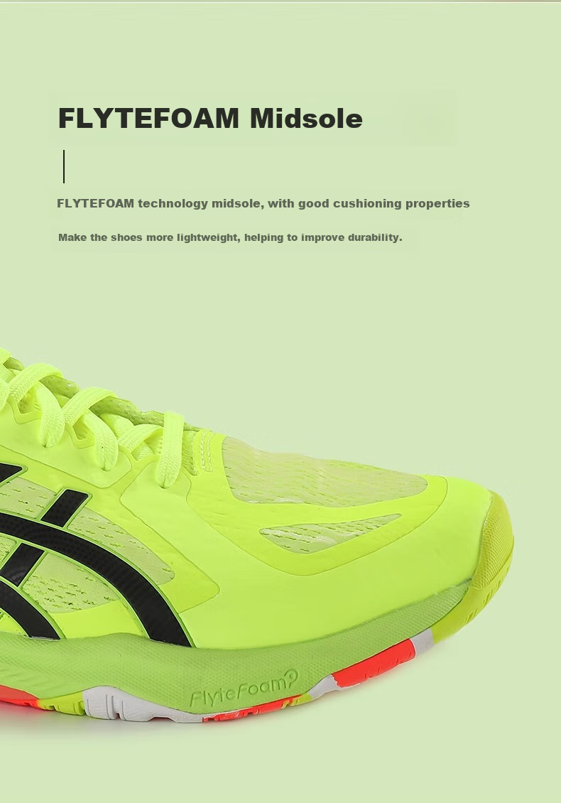 ASICS DYNAFEATHER 1073A064-101 Table Tennis Indoor Sports Shoes Size 40.5 7