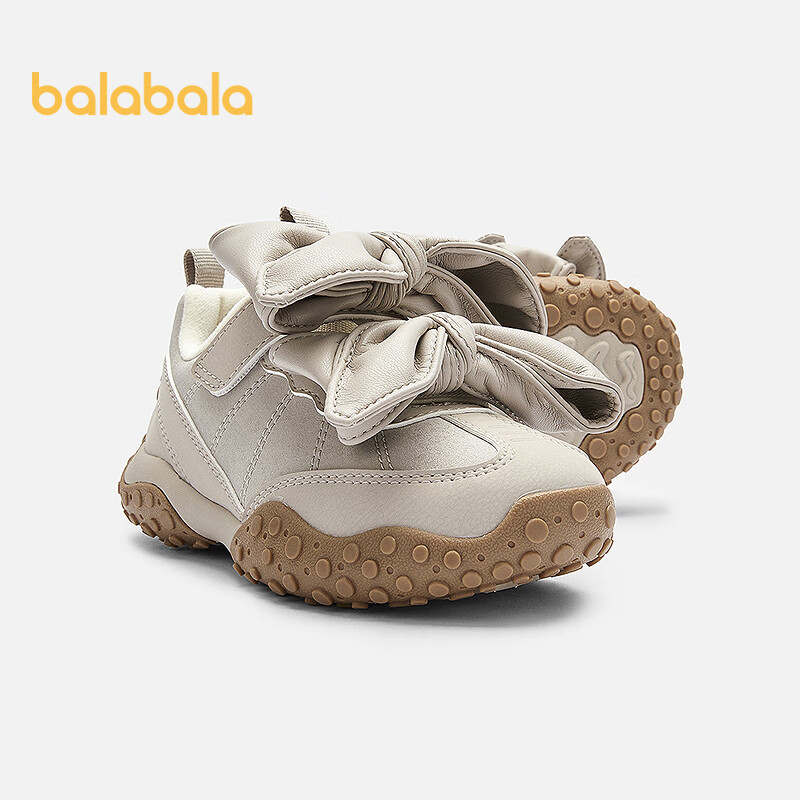BALABALA Kids Sports Shoes Girls 2025 New Autumn Winter Daddy Shoes Ballet Style Training Shoes 208425140005