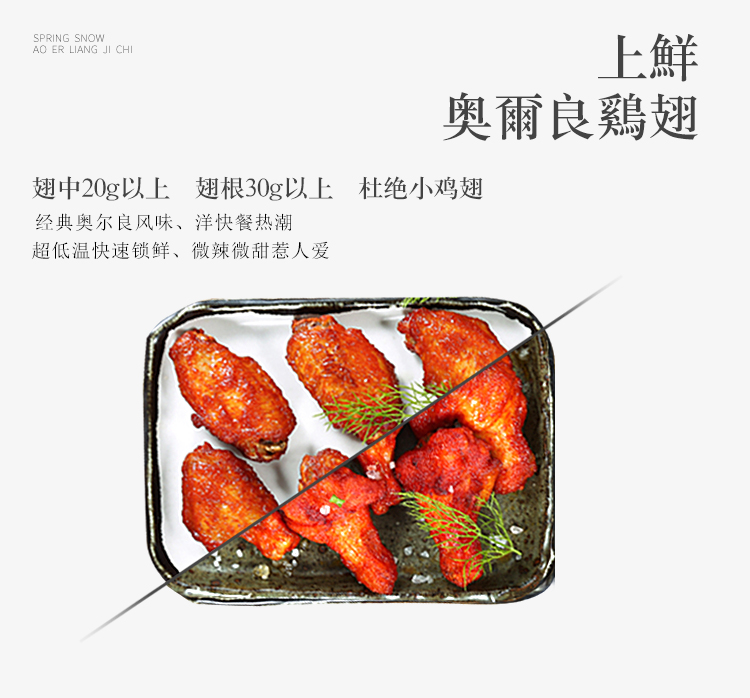 我们买过 肯德基核心供应商 上鲜 奥尔良鸡翅 2斤装*4件 图3