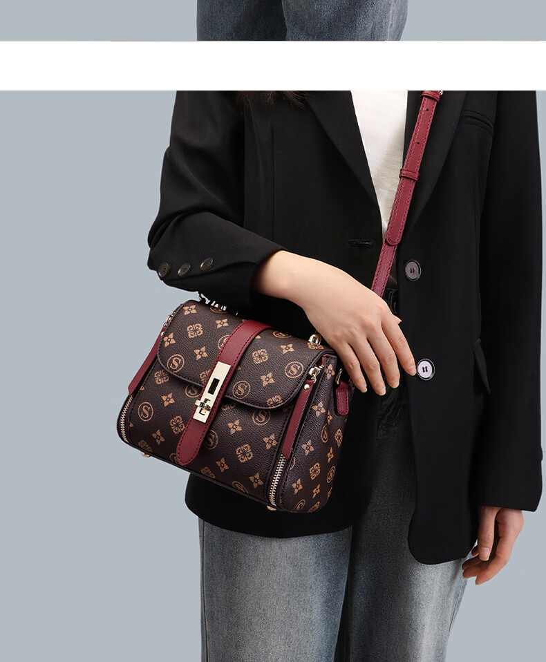 Aiqinghai Crossbody Bag, Women's Handbag, Large Capacity Shoulder Bag, Light Luxury Brand, Practical Birthday And Mother's Day Gift for Mom 2