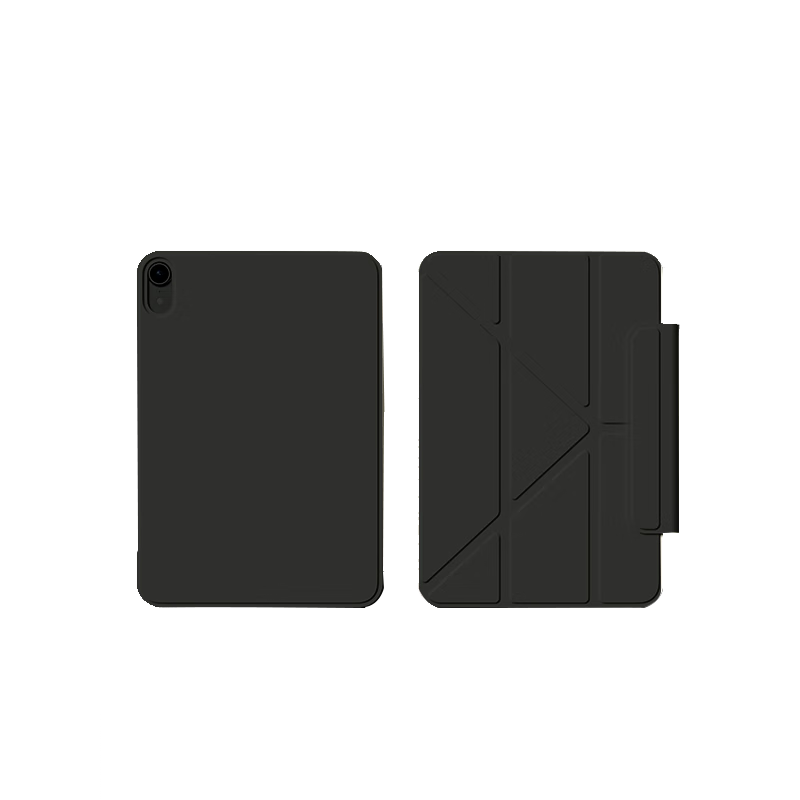 Zoyu Compatible with Apple 2025 A16 Chip iPad 11 Protective Case Y-Fold Double-Sided Magnetic Closure Universal iPad 10 Tablet Cover Premium Black