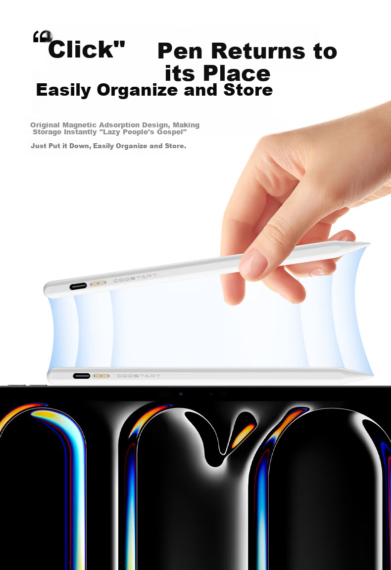 COOLSTART Compatible with Apple IPad Pro/Air/Mini/iPad12/11 Stylus, Tablet Touch Capacitive Pen, Apple Pencil Second Generatio 9