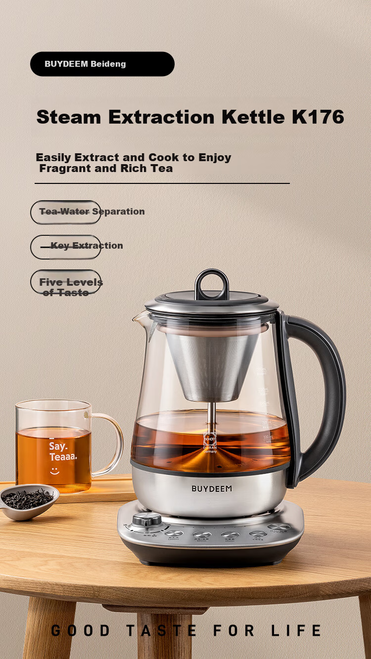 Buydeem Health Pot, Chinese Herbal Medicine Pot, 304 Stainless Steel Tea Maker, Tea Brewing Pot, Fine Extraction Tea And Coffee Pot, Health Pot, Hot Water Pot, Boiling Water Pot K176 3