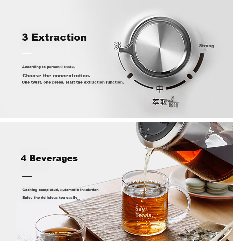 Buydeem Health Pot, Chinese Herbal Medicine Pot, 304 Stainless Steel Tea Maker, Tea Brewing Pot, Fine Extraction Tea And Coffee Pot, Health Pot, Hot Water Pot, Boiling Water Pot K176 8