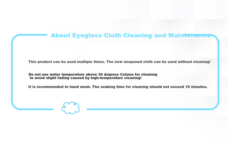 Yanjingbang Eyeglass Cloth, High-Quality Professional Cleaning Cloth for Students, Gentle on Lenses And Screens, IP Lens Cloth 12