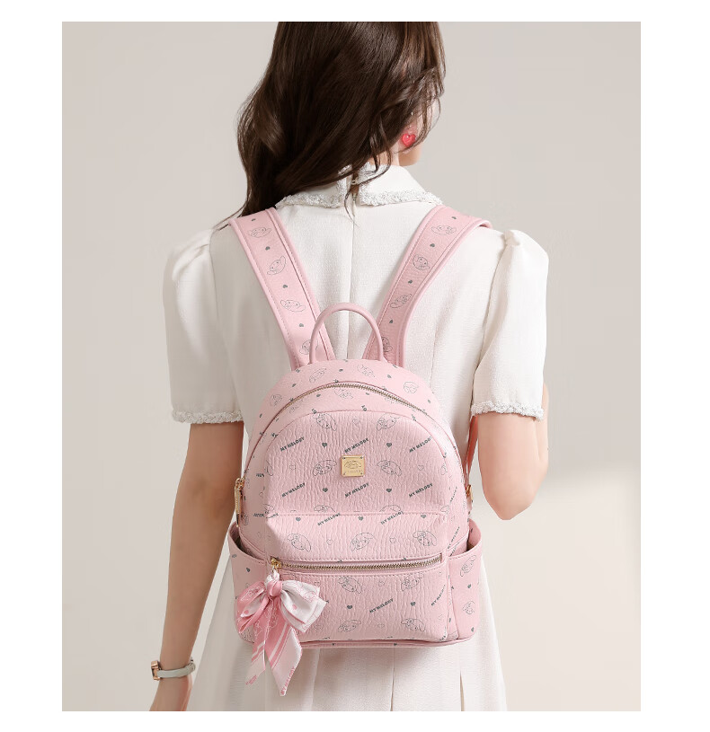Mesuca X Melody Handbag, Women's Backpack, Cute Printed Bag, Gift Box Set, Birthday Present for Wome 20
