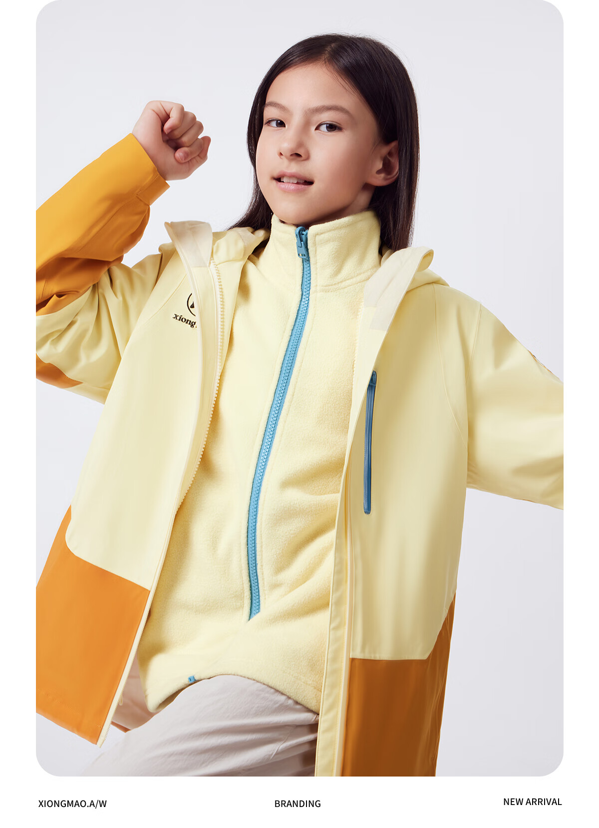 Panda Camel Kids 3-in-1 Waterproof Warm Hiking Mountaineering Outdoor Jacket for Boys and Girls B315,150 14