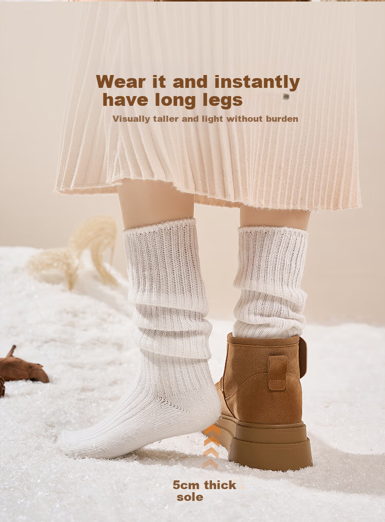 ZHR Women's Thick-Soled Winter Snow Boots with Fleece Lining, Warm Short Boots, Versatile Northeast Cotton Shoes JT72 Camel Color Size 38 8