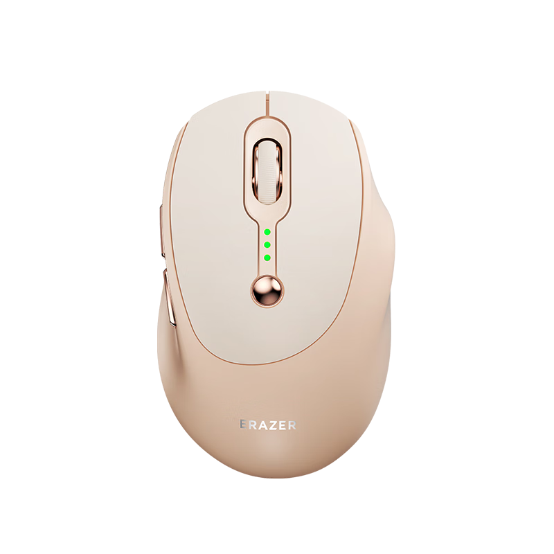Lenovo Invests in Brand Yinengzhe Wireless Mouse, Suitable for Home Office Desktop/little New Laptop, Ergonomic Design for Women, Milk Tea Color N403