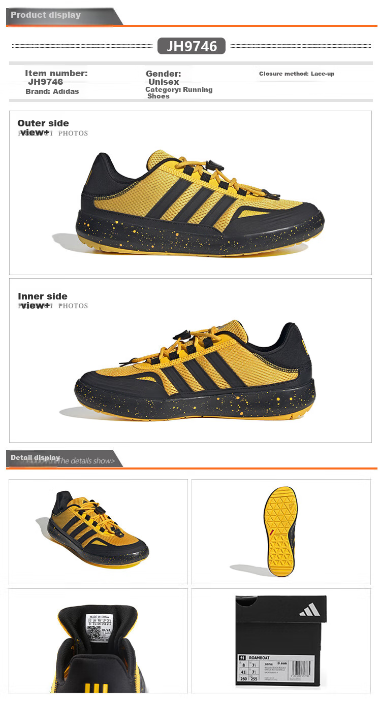 Adidas Men's And Women's Shoes, Autumn Outdoor River Tracing Shoes, Slip-On Mesh Breathable Casual Shoes, Water Sports Walking Shoes, Size 40.5 5