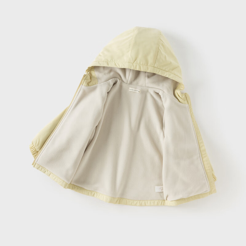 DAVE & BELLA Children's Jacket, Girls' Fleece-Lined Windbreaker, Boys' Jacket for Older Children, Outerwear, Kids' Clothing