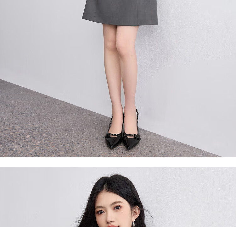 Sentubila Sleeveless Waist-Defined Slim Fit Elegant Gray Mid-Length Dress for Women Summer Office Wear 18