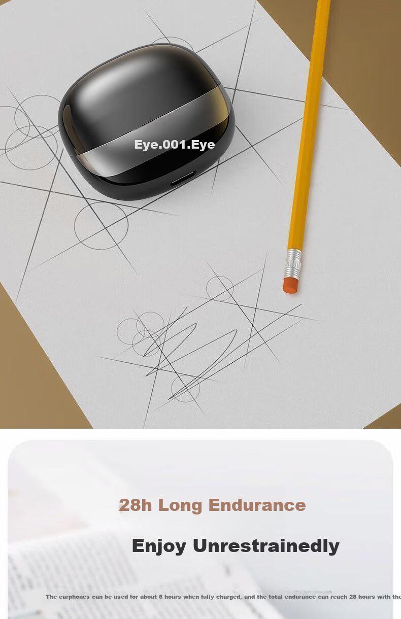 EARISE [Berlin Voice] Mini Compact Short Handle True Wireless Noise-Cancelling Semi-In Earphones for Music, Sports, Gaming with Low Latency And High Sound Quality Bluetooth Headphones M212 White 6
